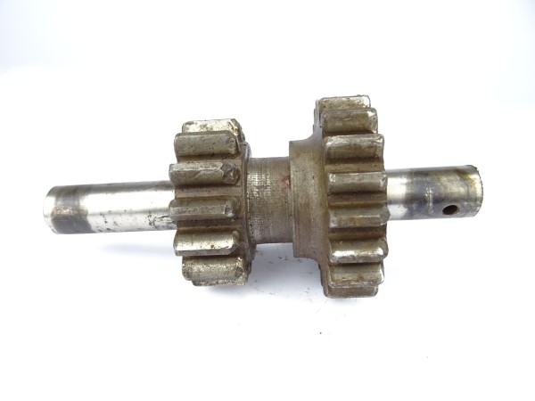 Rücklaufrad Z=14/19 Zahnrad 53018 (beschädigt) für Schaltgetriebe vom Hela Lanz D47 Traktor