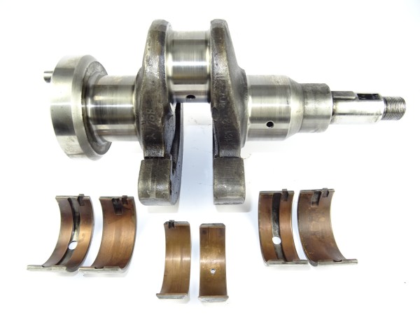 Kurbelwelle + Lager für D611 S Motor vom Hanomag R12 Traktor