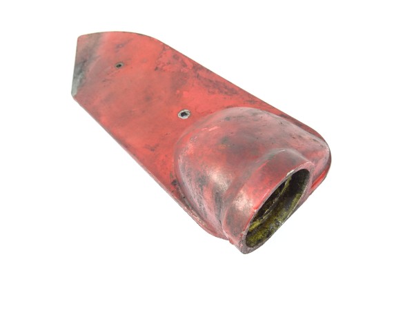 Deckel mit Abschlussstutzen für Ölkühler Güldner 3LKN Motor von Fahr D133 N Traktor