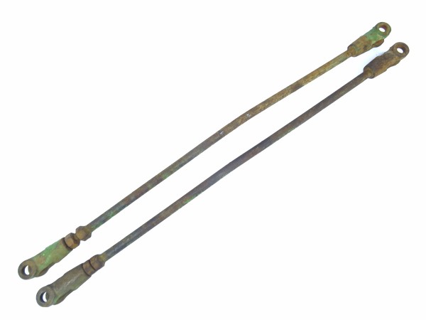 2 x Bremsgestänge (L=640mm) vom Hela Lanz D47 Traktor