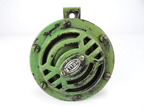 Hupe Signalhorn Horn (defekt) von Hella 12V für Oldtimer Traktor