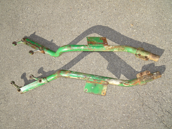 2 x Halterung Stützen für Verdeck Kabine vom Deutz D30 Traktor