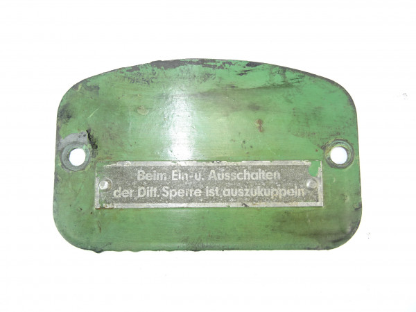 Schaulochdeckel für Kupplung vom Fendt Dieselross F12 GH Traktor