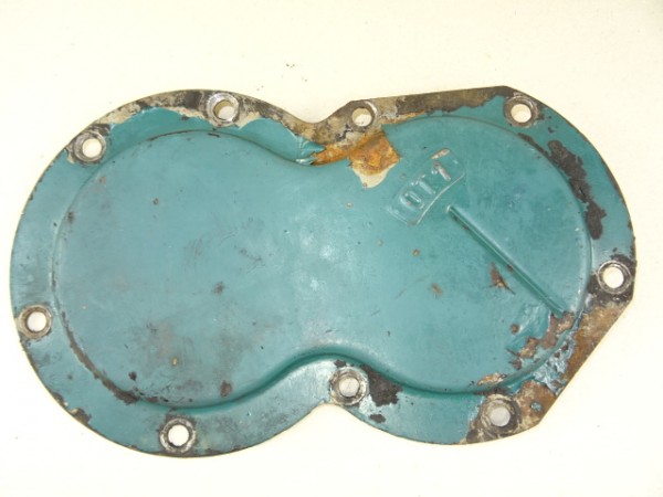 Blindflansch Stirndeckel für Motor D14 vom Hanomag R19 Traktor